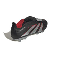 adidas Predator League FT Limited Edition Gras / Kunstgras Voetbalschoenen (MG) Zwart Zilver Rood