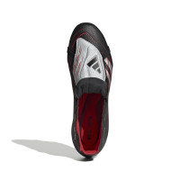 adidas Predator League FT Limited Edition Gras / Kunstgras Voetbalschoenen (MG) Zwart Zilver Rood