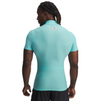 Under Armour x Mansory HG Comp Mock Training Shirt Turquoise Black