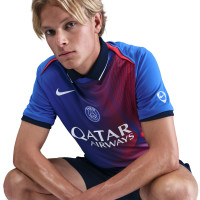 Nike Paris Saint-Germain Pre-Match Trainingsshirt 2025-2026 Blauw Rood Wit