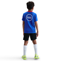 Nike Paris Saint-Germain Pre-Match Training Shirt 2025-2026 Kids Blue Red White