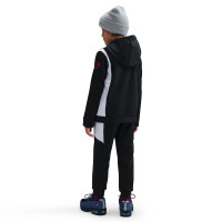 Nike Paris Saint-Germain Total 90 Trainingspak Full-Zip Hooded 2025-2026 Kids Zwart Wit Rood