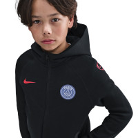 Nike Paris Saint-Germain Tech Fleece Vest 2025-2026 Kids Zwart Rood