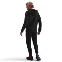 Nike Paris Saint-Germain Tech Fleece Trainingspak Full-Zip 2025-2026 Zwart Rood