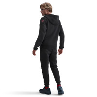 Nike Paris Saint-Germain Tech Fleece Joggingbroek 2025-2026 Zwart Rood