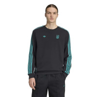 adidas Liverpool Terrace Icons Crew Tracksuit Black Green White