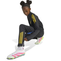 adidas Manchester United Trainingsbroek 2025-2026 Kids Zwart Blauw Geel