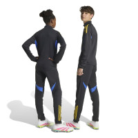 adidas Manchester United Trainingsbroek 2025-2026 Kids Zwart Blauw Geel