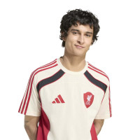 adidas Liverpool Urban Purist T-Shirt Off White Red Black
