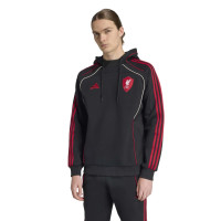 adidas Liverpool Urban Purist Sweatsuit Hooded Black Red White