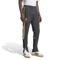 adidas Liverpool Lifestyler Trainingspak Full-Zip Donkergrijs Goud Zwart
