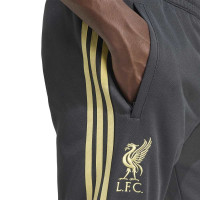 adidas Liverpool Lifestyler Trainingspak Full-Zip Donkergrijs Goud Zwart