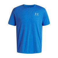 Under Armour Left Chest Logo T-Shirt Blue White