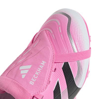 adidas Predator League FT Gras / Kunstgras Voetbalschoenen (MG) Kids Roze Zwart Wit