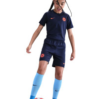 Nike Erling Haaland Academy 25 Trainingsset Kids Donkerblauw Felrood