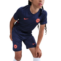 Nike Erling Haaland Academy 25 Trainingsset Kids Donkerblauw Felrood