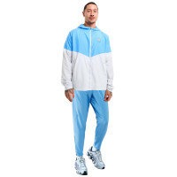 Nike Sportswear Sport Casual Tracksuit Full-Zip Hooded Light Grey Light Blue Blue