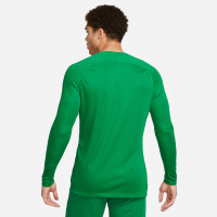 Nike Dri-FIT Park Long Sleeve Base Layer Green White