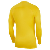 Nike Dri-FIT Park Long Sleeve Base Layer Yellow Black