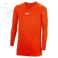 Nike Dri-FIT Park Long Sleeve Base Layer Kids Orange