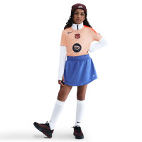 Nike FC Barcelona Strike Trainingsshirt 2025-2026 Kids Oranje Donkerblauw