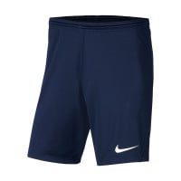 Nike Dri-FIT Park III Kids Football Shorts Dark Blue