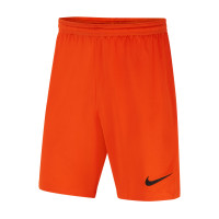 Nike Dri-FIT Park III Kids Orange Football Shorts