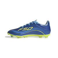 adidas F50 Messi League Grass/Artificial Grass Football Boots (MG) Blue Yellow