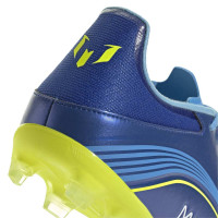 adidas F50 Messi League Grass/Artificial Grass Football Boots (MG) Blue Yellow