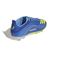 adidas F50 Messi Elite Gras Football Boots (FG) Kids Blue Yellow
