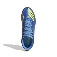 adidas F50 Messi Elite Gras Football Boots (FG) Kids Blue Yellow