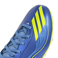 adidas F50 Messi Elite Gras Football Boots (FG) Kids Blue Yellow