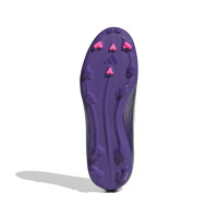 adidas F50 Lamine Yamal League Veterloze Gras / Kunstgras Voetbalschoenen (MG) Kids Paars Roze Geel