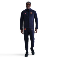 Nike FC Barcelona Tech Fleece Vest 2025-2026 Donkerblauw Oranje