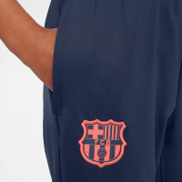 Nike FC Barcelona Strike Trainingspak 1/4-Zip 2025-2026 Kids Oranje Donkerblauw