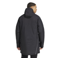 adidas Tiro 24 Parka Jas Zwart Wit