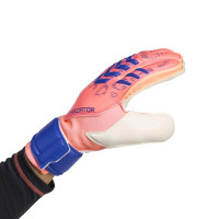 adidas Predator Match Fingersave Goalkeeper Gloves Orange White Blue