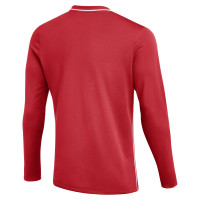 Nike Dri-FIT Park 26 Trainingsshirt Lange Mouwen Rood Wit