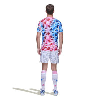 adidas x BAPE Voetbalshirt Blauw Roze Wit