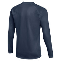 Nike Dri-FIT Park VIII Long Sleeve Football Shirt Kids Dark Blue White