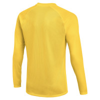 Nike Dri-FIT Park VIII Voetbalshirt Lange Mouwen Kids Geel Zwart