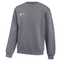 Nike Park 26 Fleece Crew Joggingpak Kids Donkergrijs Wit