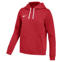 Nike Park 26 Fleece Pullover Hoodie Women Red White