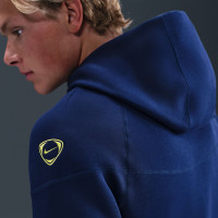 Nike Tottenham Hotspur Tech Fleece Full-Zip Tracksuit 2025-2026 Dark Blue Yellow