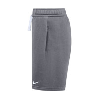 Nike Park 26 Fleece Broekje Kids Donkergrijs Wit
