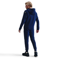 Nike Tottenham Hotspur Tech Fleece Full-Zip Tracksuit 2025-2026 Dark Blue Yellow