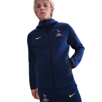 Nike Tottenham Hotspur Tech Fleece Vest 2025-2026 Donkerblauw Geel