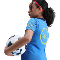 Nike Tottenham Hotspur Strike Training Set 2025-2026 Kids Blue Dark Blue Bright Yellow