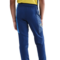 Nike Tottenham Hotspur Trainingspak Full-Zip Woven Hooded 2025-2026 Kids Donkerblauw Blauw Felgeel