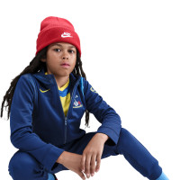 Nike Tottenham Hotspur Trainingspak Full-Zip Woven Hooded 2025-2026 Kids Donkerblauw Blauw Felgeel